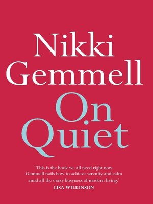 cover image of On Quiet